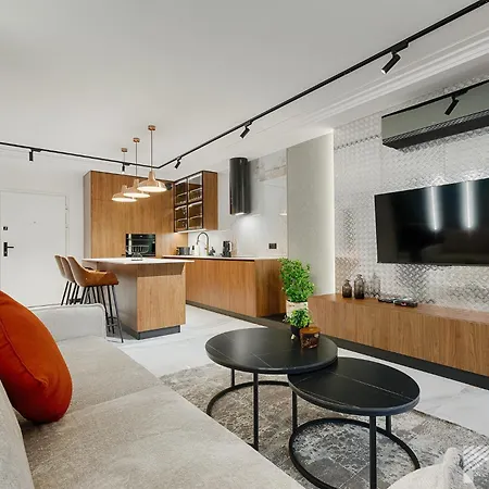 Apartment Fuzja Silver&umber By Lookap - Przestronny Taras! Lodz